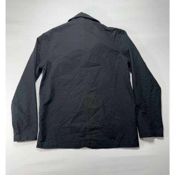 ASColour Men's Heavyweight Cotton Black Chore Jacket w/Leaf Details - Size L - Picture 2 of 5